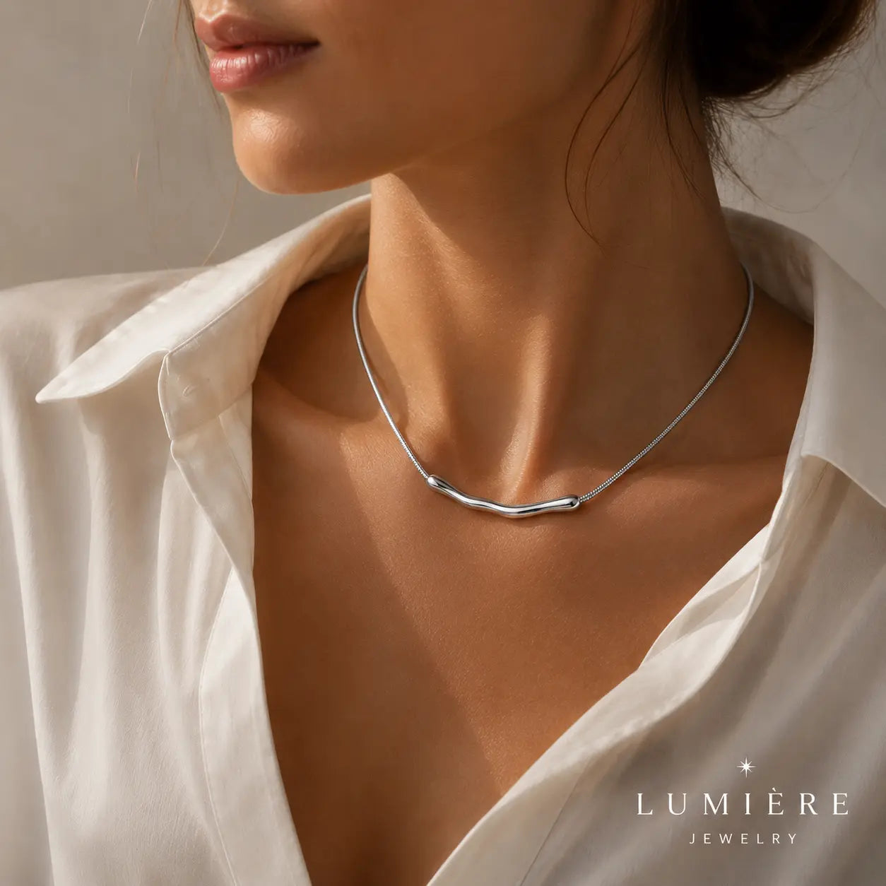 Arc Necklace · Gold / Silver