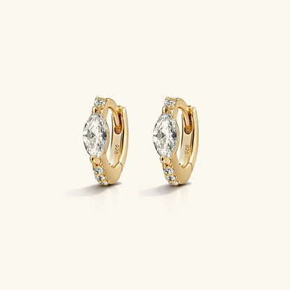 Mariah Mini Diamond Hoops