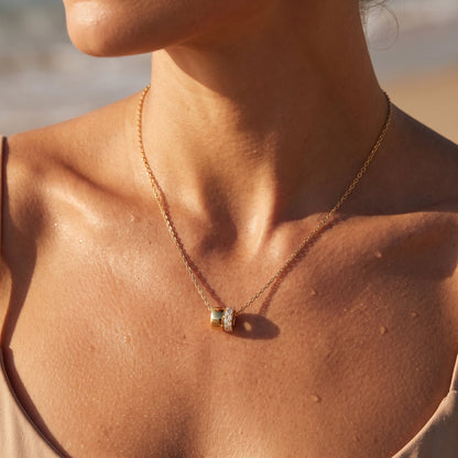 Odette Duo Ring Necklace
