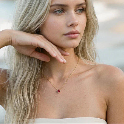 Amelia Birthstone Necklace