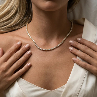 Isolde Diamond Tennis Necklace