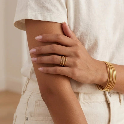 Shannon Gold Bangle Set