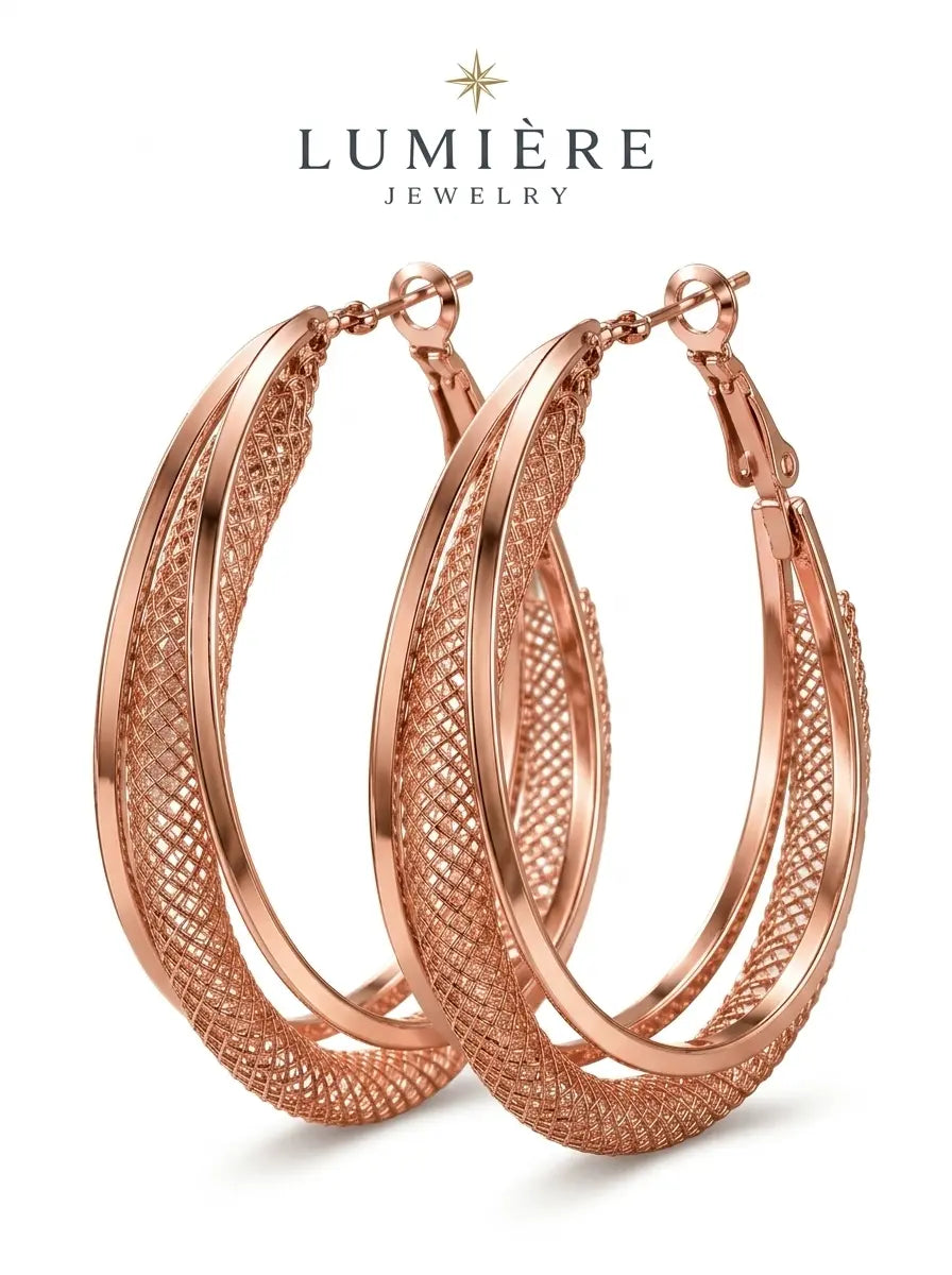 Torsade Hoop · Gold / Silver / Rose Gold