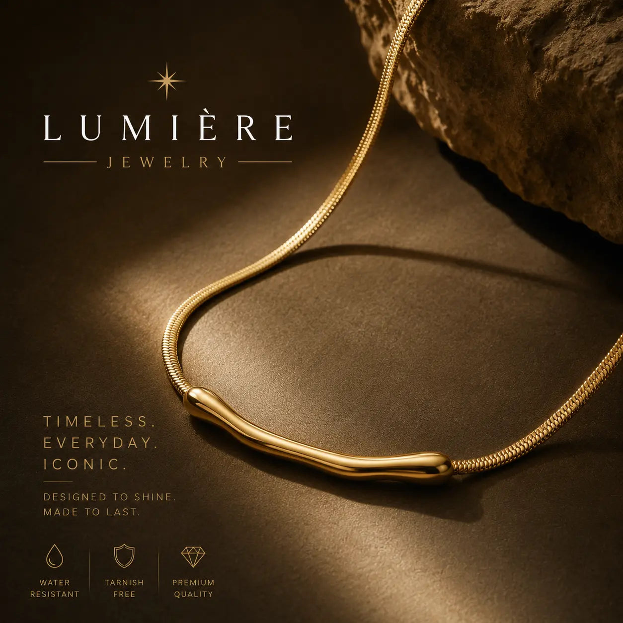 Arc Necklace · Gold / Silver