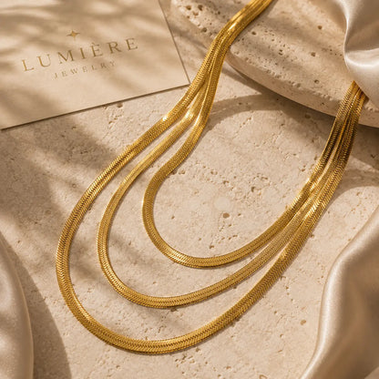 Flat Serpent Chain · Gold / Silver