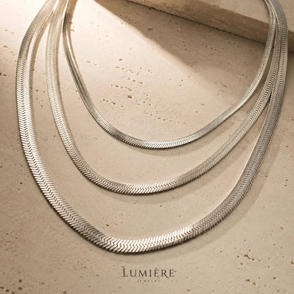Flat Serpent Chain · Gold / Silver