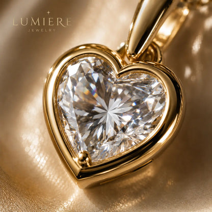 Amour Heart Set · Gold & Moissanite