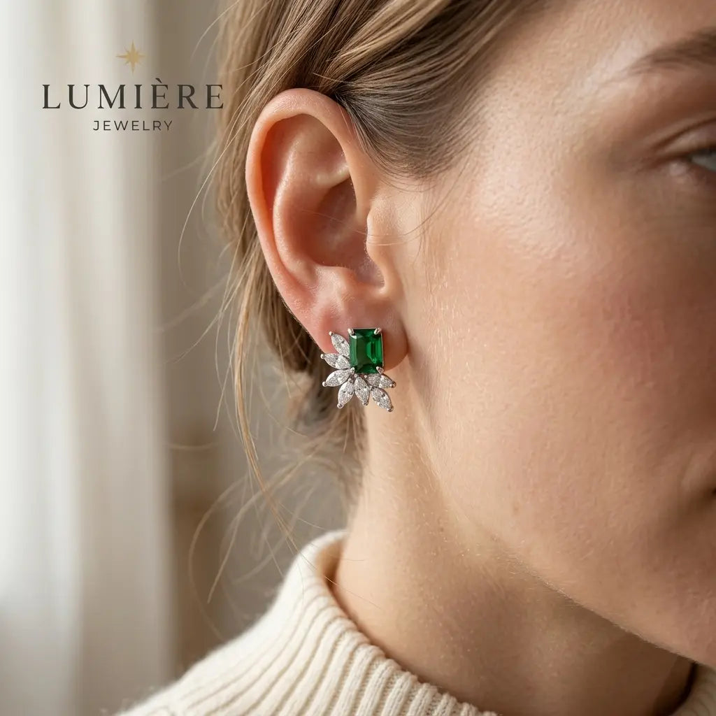 Jardin Studs · Gemstone