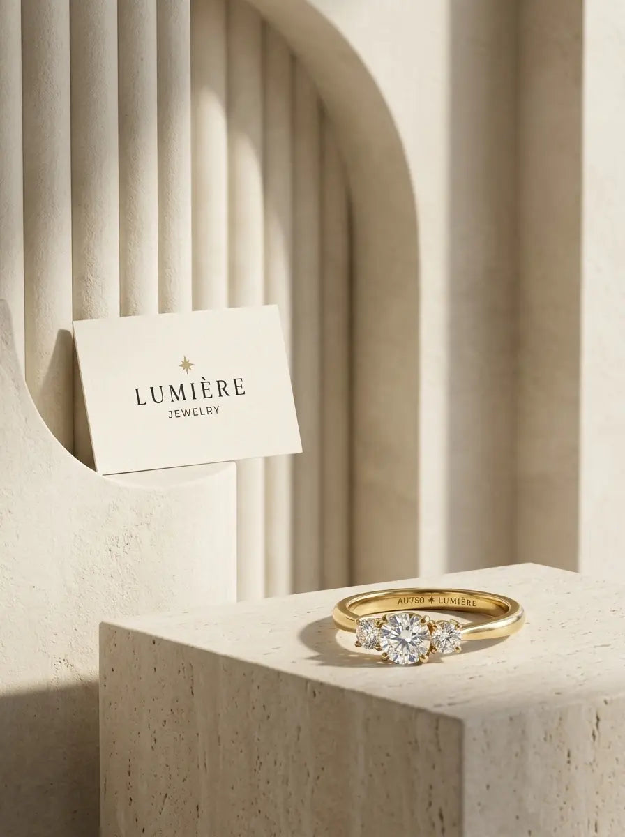 Trilogy Ring · Moissanite
