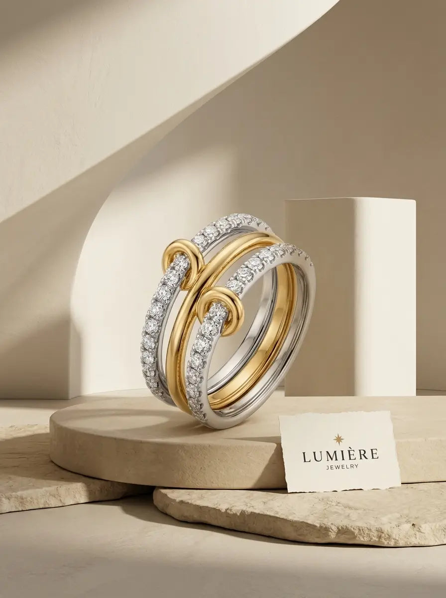 Lynx Sculptural Ring · 18K Gold Finish