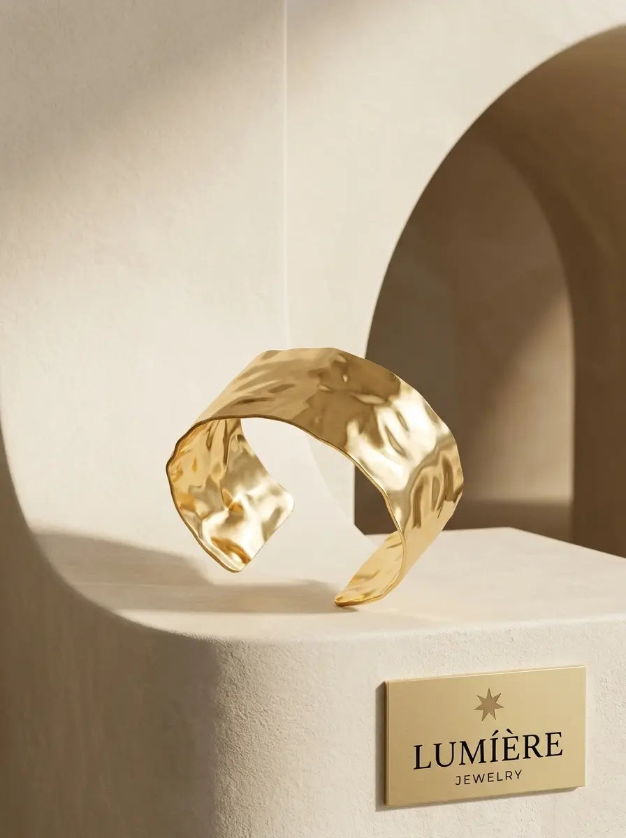 Arc Bangle · 18K Gold Finish