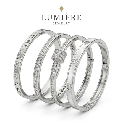 Lumière Bangle Collection · Stackable Bangles
