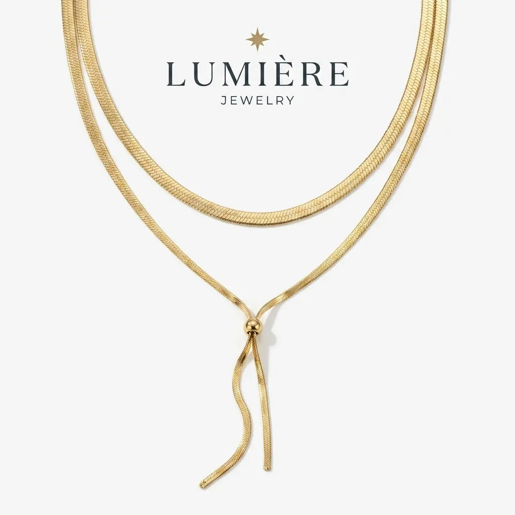 Serpent Chain Necklace · Gold / Silver
