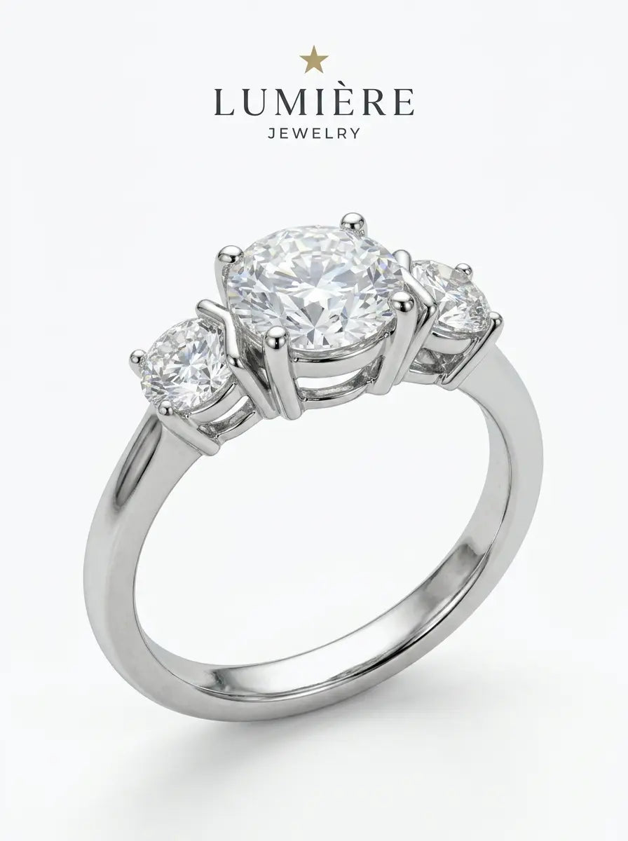 Trine Ring · Moissanite