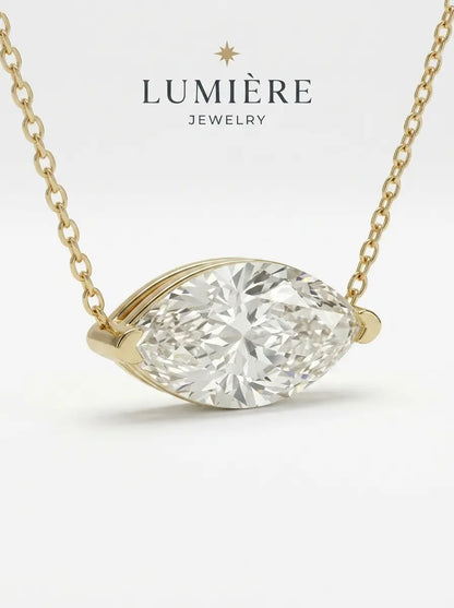 Navette Necklace · Crystal