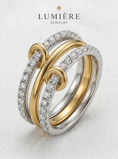 Lynx Sculptural Ring · 18K Gold Finish