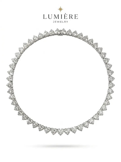 Cœur Tennis Necklace · Gold / Silver