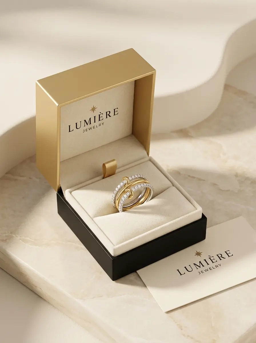 Lynx Sculptural Ring · 18K Gold Finish