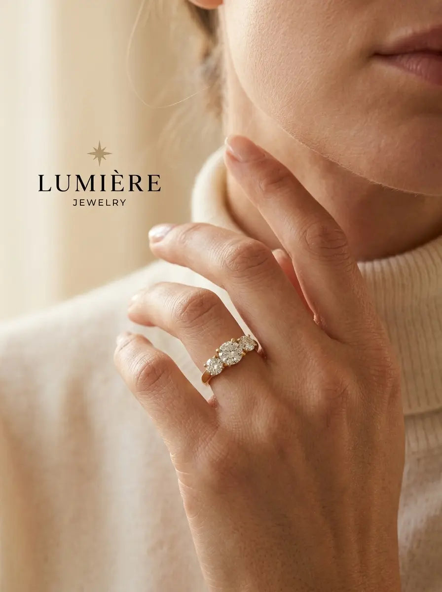 Trine Ring · Moissanite