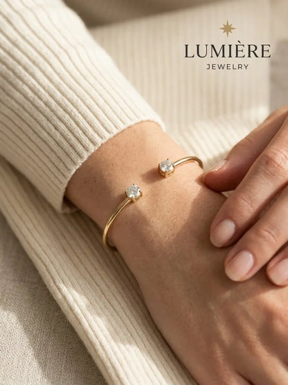 Eclipse Cuff · Gold / Silver