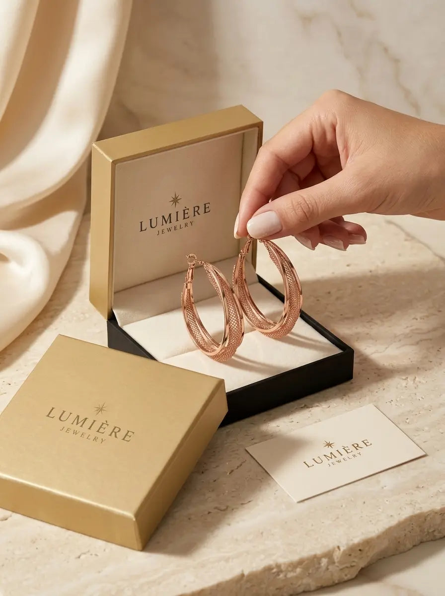 Torsade Hoop · Gold / Silver / Rose Gold