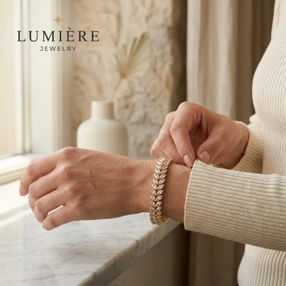 Laurel Bracelet · Gold / Silver