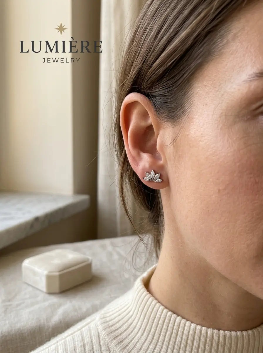 Lotus Stud · Implant-Grade Titanium