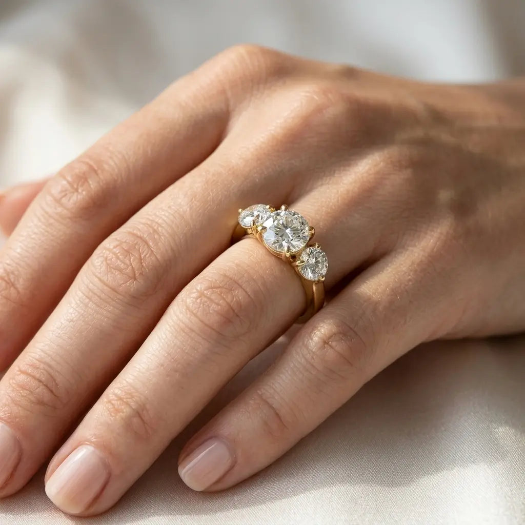 Trine Ring · Moissanite