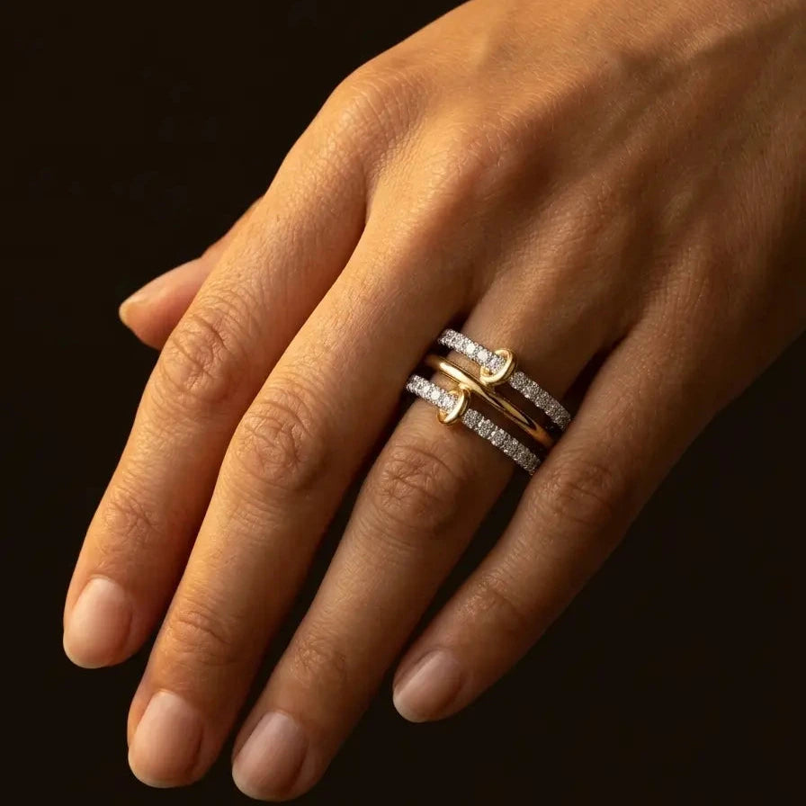 Lynx Sculptural Ring · 18K Gold Finish
