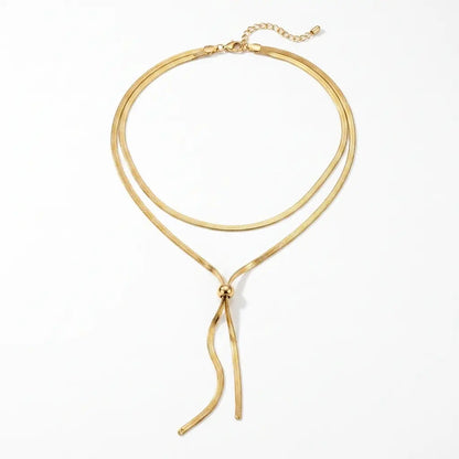 Serpent Chain Necklace · Gold / Silver