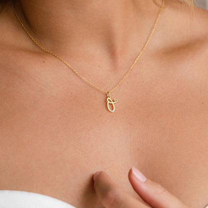Sienna Initial Letter Necklace