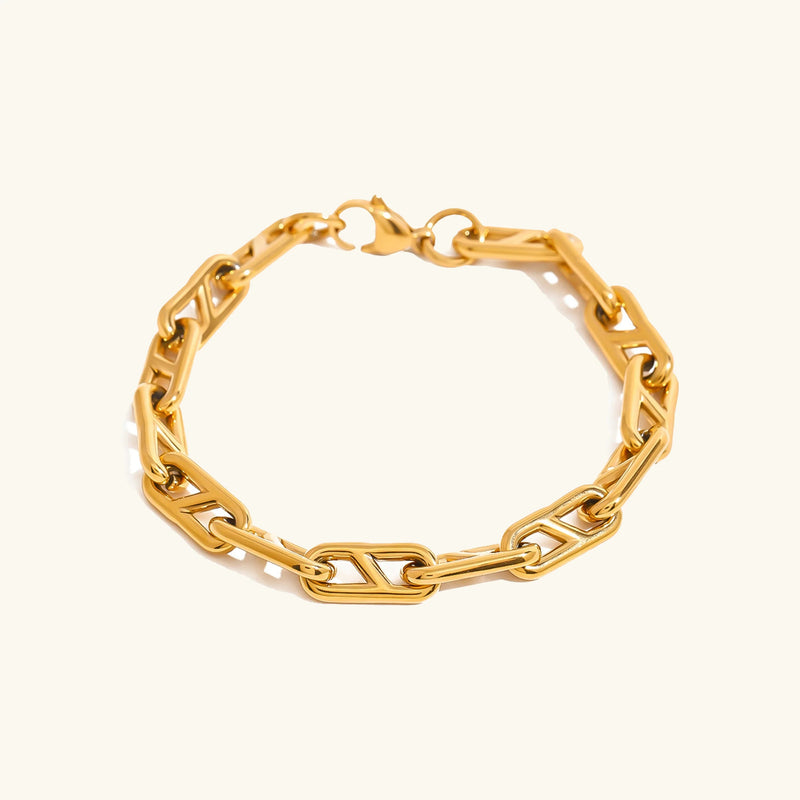 Ancre Chain Bracelet · 18K Gold Finish