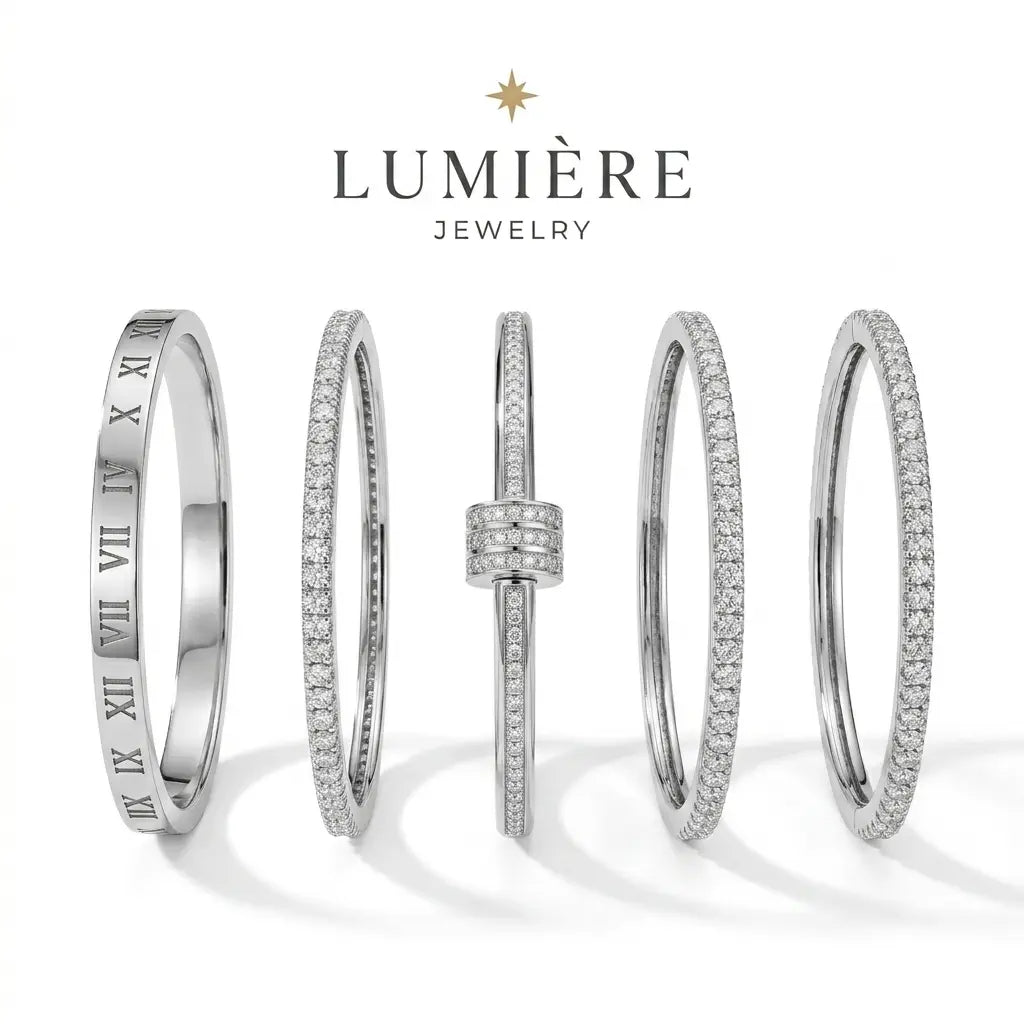Lumière Bangle Collection · Stackable Bangles