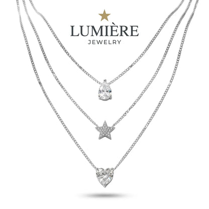 Céleste Layered Necklace · Gold / Silver