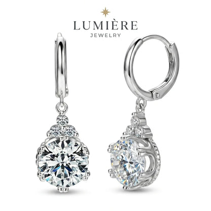 Étoile Drop Earrings · S925 Silver & Moissanite