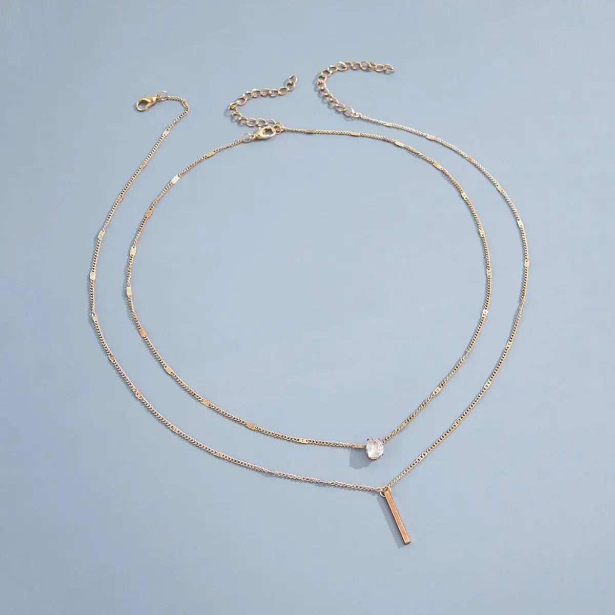 Barre Layered Necklace · 18K Gold Finish