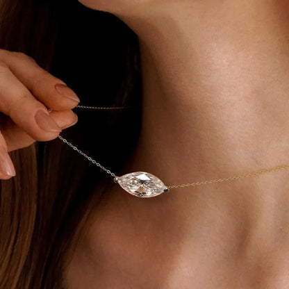 Navette Necklace · S925 Silver