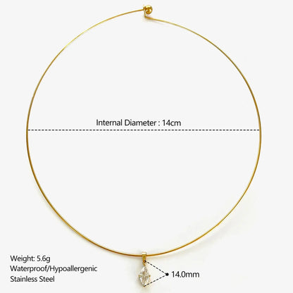 Forme Necklace · Gold Tone