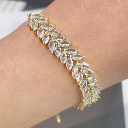 Laurel Bracelet · Silver e Laurel Bracelet · Gold Tone