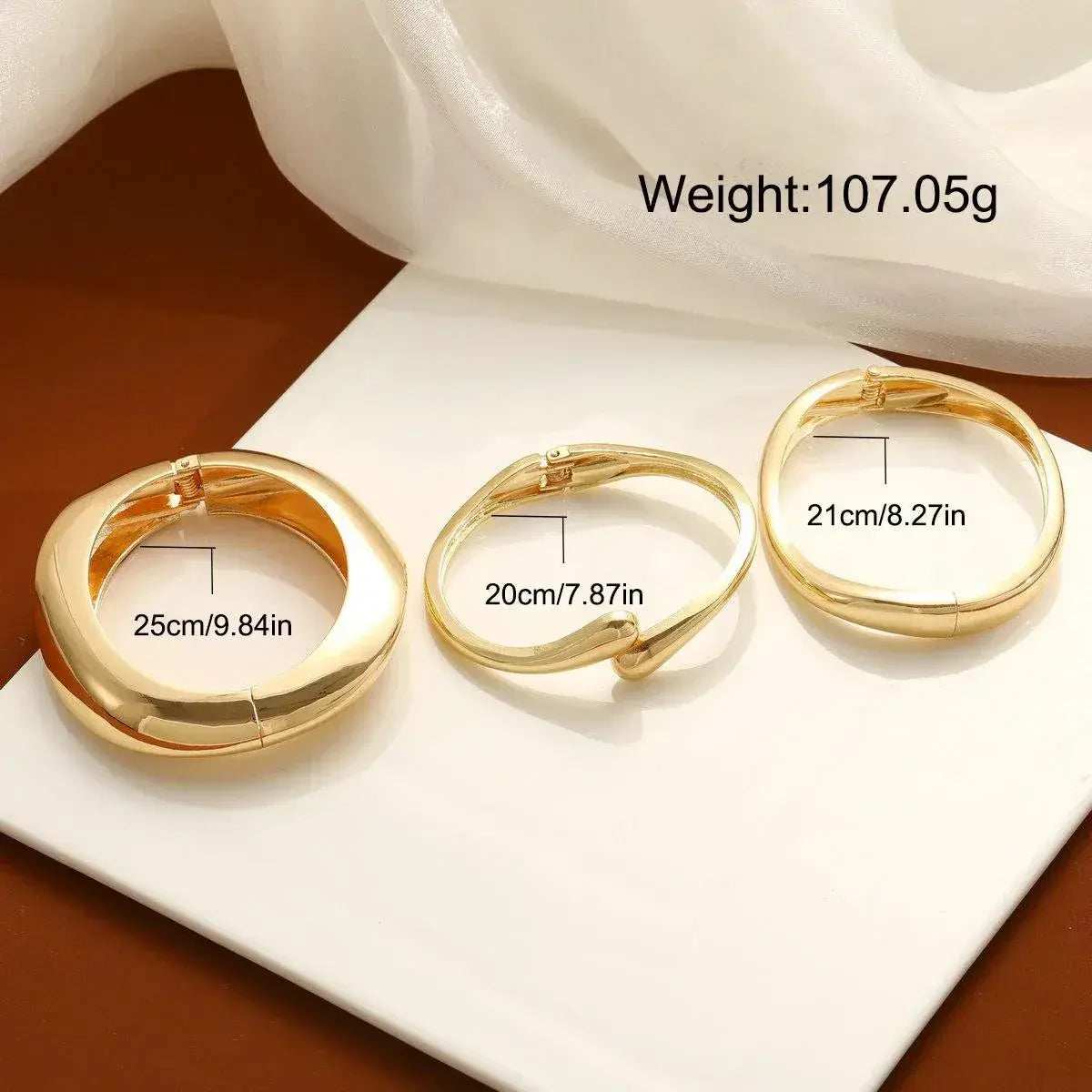 Soleil Bangle Set · 18K Gold Finish