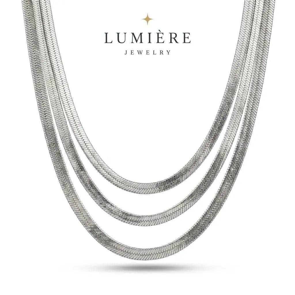Flat Serpent Chain · Gold / Silver