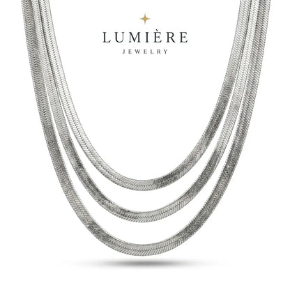 Flat Serpent Chain · Gold / Silver
