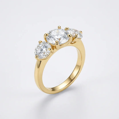 Trine Ring · 14K Gold Filled & Moissanite