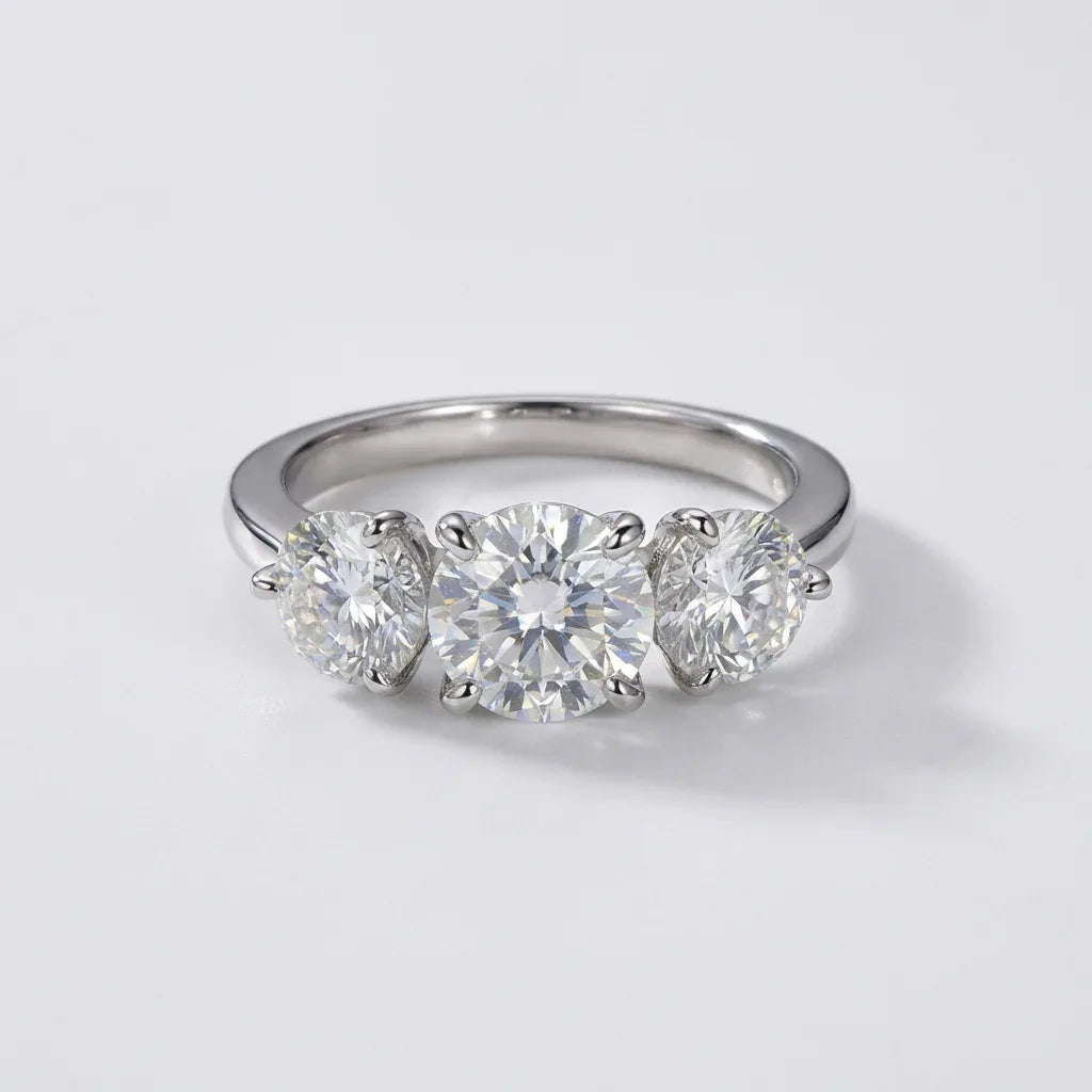 Trine Ring · 14K Gold Filled & Moissanite