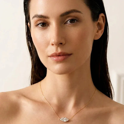 Navette Necklace · S925 Silver