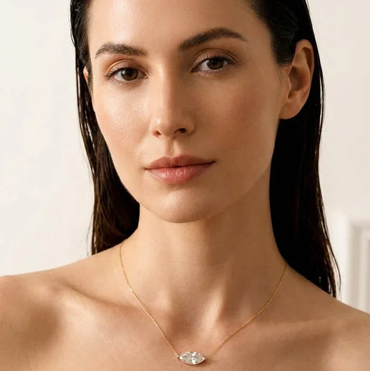 Navette Necklace · S925 Silver