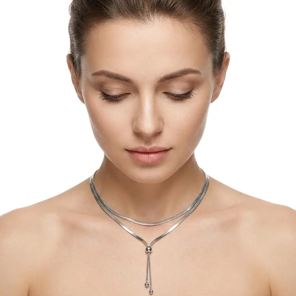 Serpent Chain Necklace · Gold / Silver