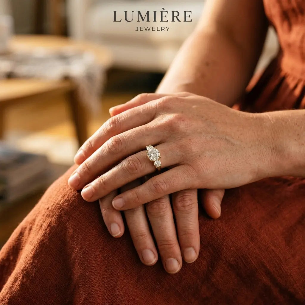 Trine Ring · Moissanite