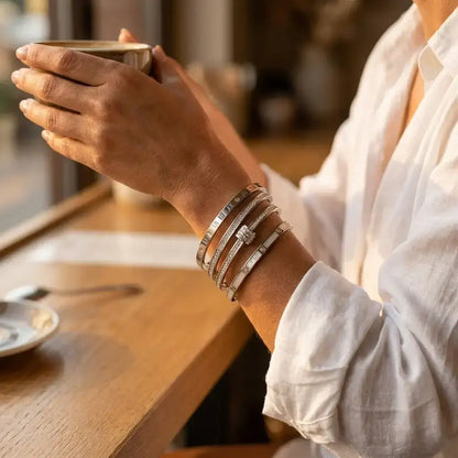 Lumière Bangle Collection · Stackable Bangles