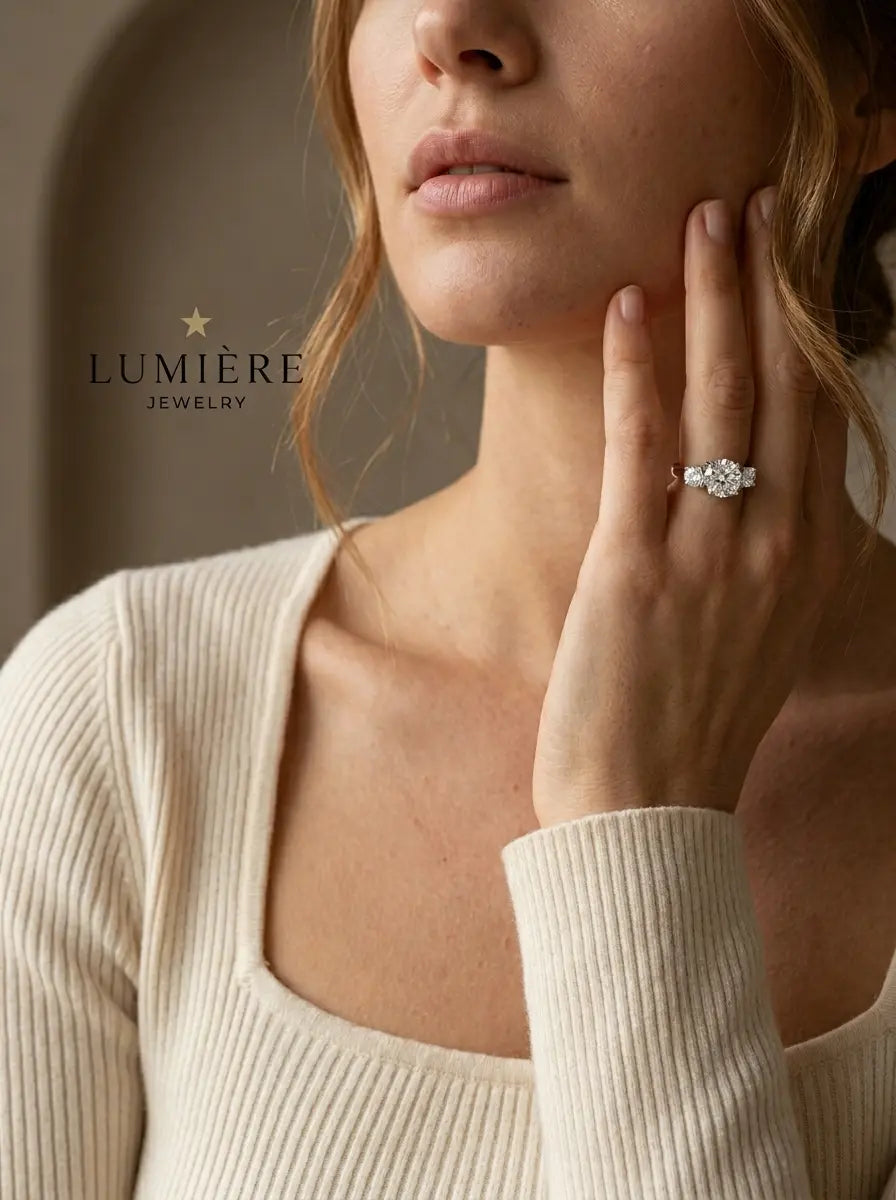 Trine Ring · Moissanite